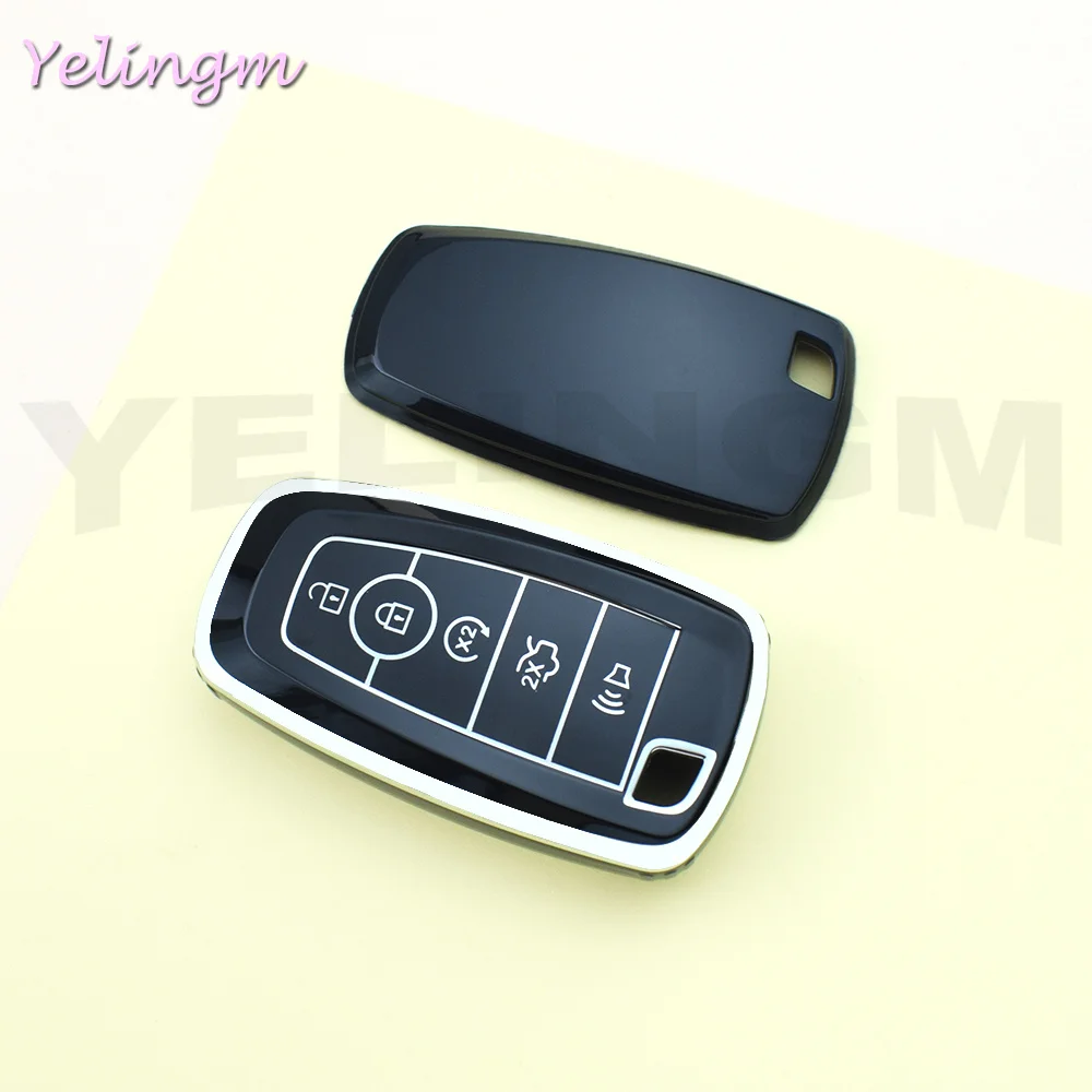 2 3 4 5 Tasten Fernbedienungs-Schlüsselgehäuse Hülle Halter Schlüsselanhänger für Ford Kuga Ecosport Ranger Raptor Smart Keyless Zubehör