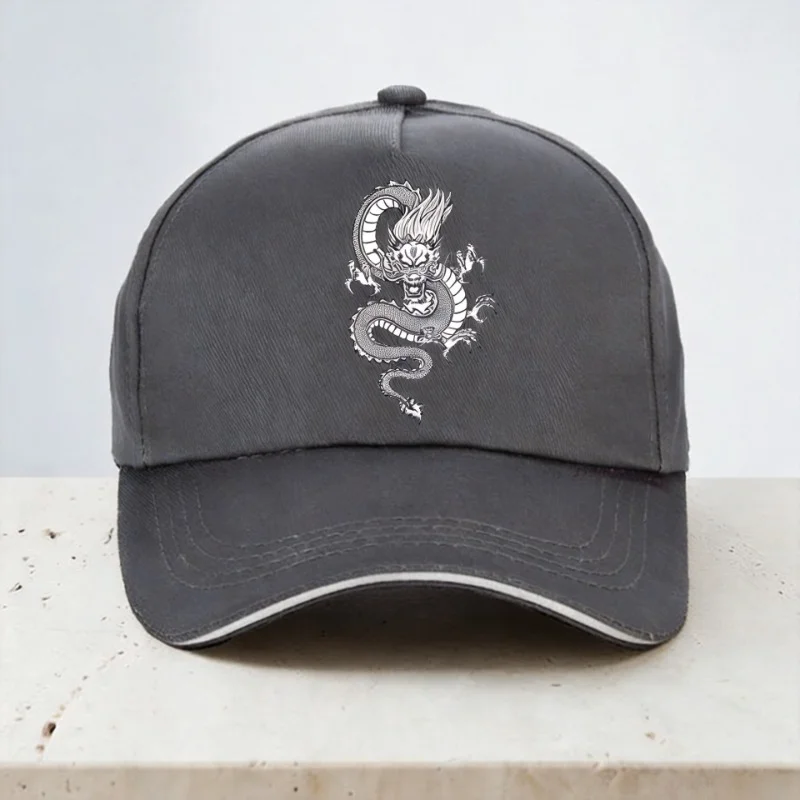 

Dragon baseball cap Fashion brand designer women hip hop cap China Dragon adjustable snapback hats