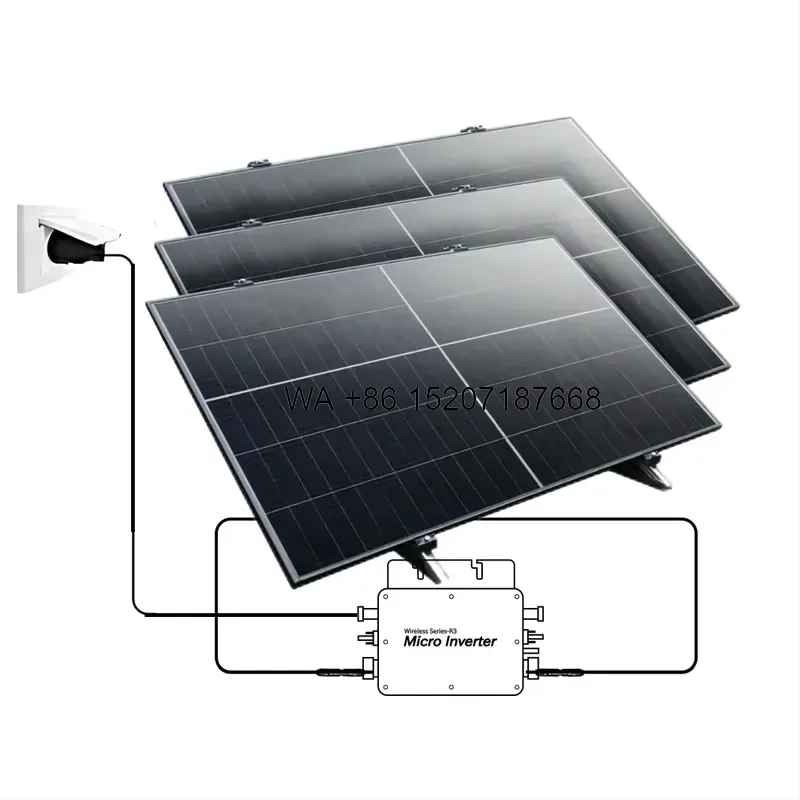 Wmwmnu for Photovoltaic Plug and Play Solar Balcony Mono Kit Panel kW Home Solar Power System
