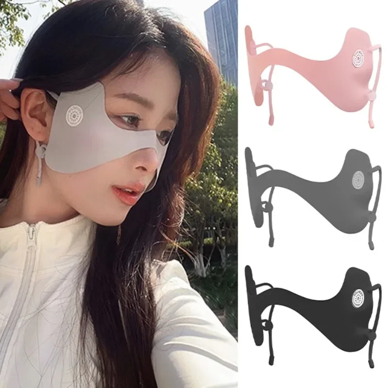 Butterfly Sunscreen Mask Summer Women Girls Anti-UV Ice Silk No Trace Masks Outdoor Sports Breathable Masks Fashion Accessories