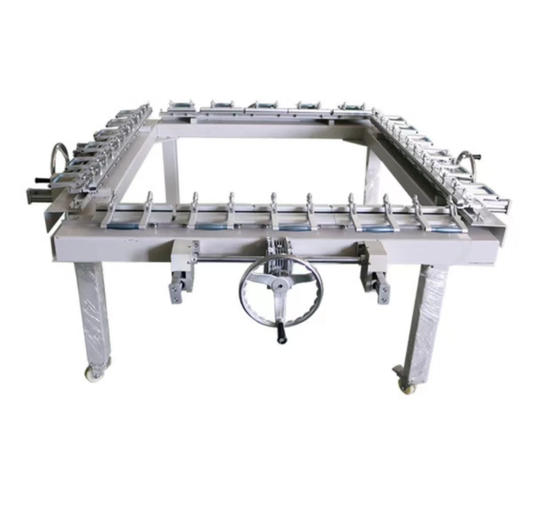 Large Size Mesh Pulling Machine High Strength Pneumatic Screen Stretcher for Screen Printing