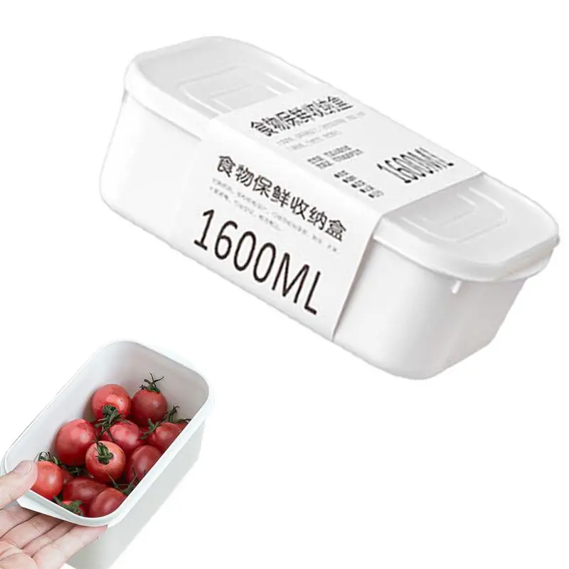 Fridge Food Storage Containers Refrigerator Storage Box Large Capacity Sealed Box Japanese Scale Crisper Box for Fruit Fish Meat