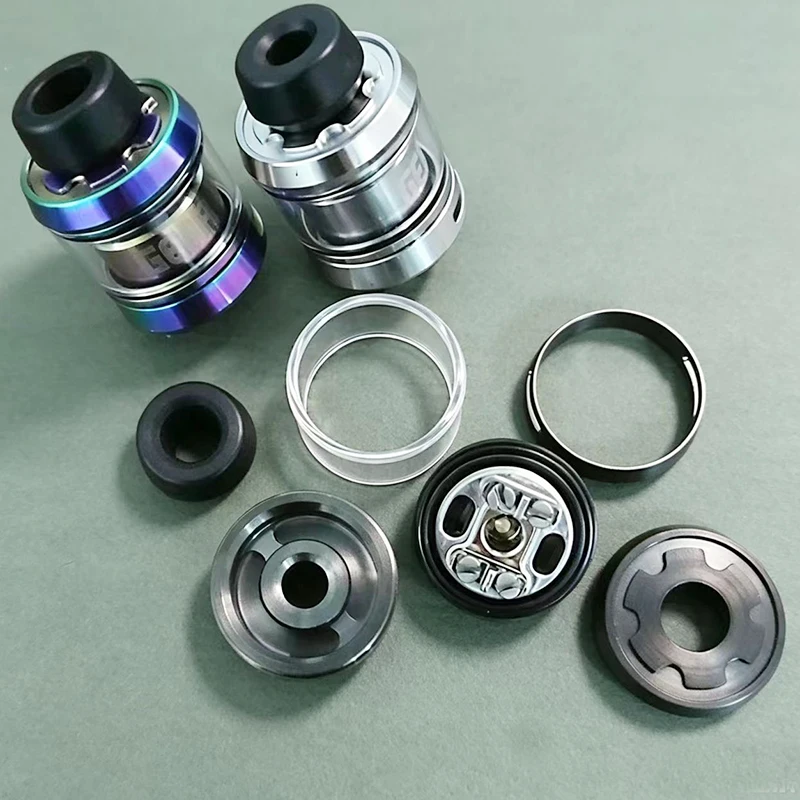 DIY Gear 24mm RTA Tank Replacement Atomizer 24mm 316 SS 2.3ml / 3.5ml Single Coil fit 510 mech mod Decorative spare parts - view 2
