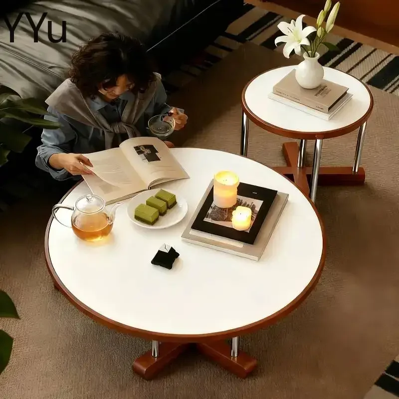 Quality Classy Coffe Tables Round Design Wood Bauhaus Nordic Table Living Room Luxury Smart Mesa De Centro Sala Furniture