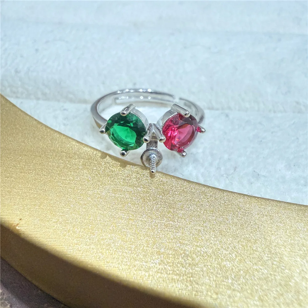 

【18K Gold Plated Adjustable Ring Setting】DIY Pearl Mount Jewelry Base, Bead Setting Tool for Handmade Rings, Craft Supplies