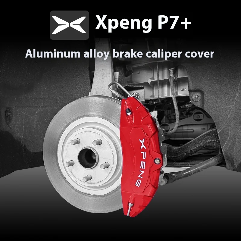 

For XPeng P7+ G7 Xiaopeng G7 P7+ Special Aluminum Alloy Brake Caliper Cover Abalone Protection Cover Shell Anti-Rust Product