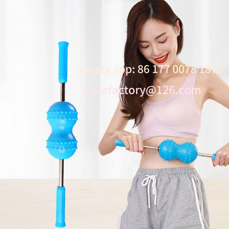 Customizable Massage Roller, Portable Multifunctional Body Muscle Yoga Massage Roller Stick Pain Relief Stick