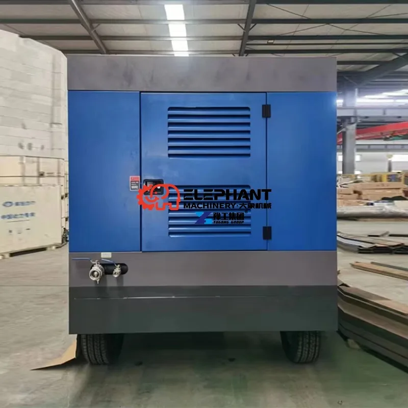 Stationary Screw Air Compressor Industrial Borehole Drilling Air Compressor Factory Direct Supplier Competitive Price Equipment