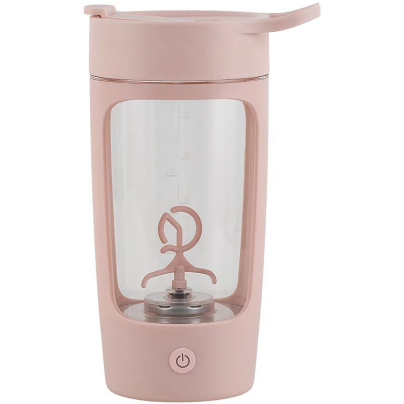 Protein Powder Mixer Shaker Cup Electric Portable Bottle For Coffee BPA Free With USB Rechargeable 1200Mah