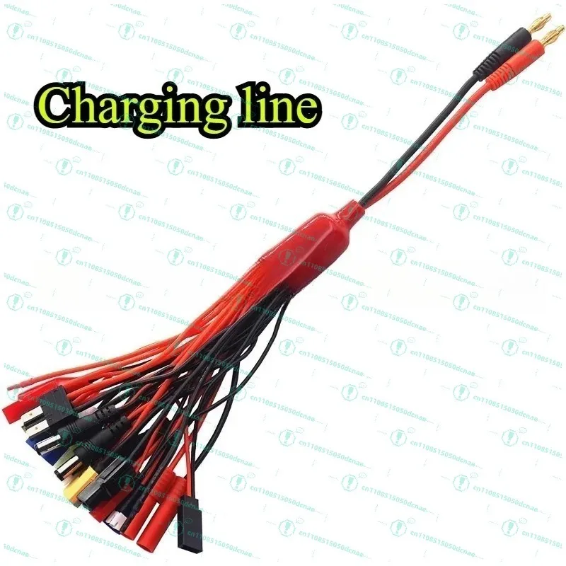 

Подходит для Aster HOTA D6 Pro, интеллектуальный балансировочный зарядный кабель XT60, сверхмягкий силиконовый, 19-в-1, многофункциональный.