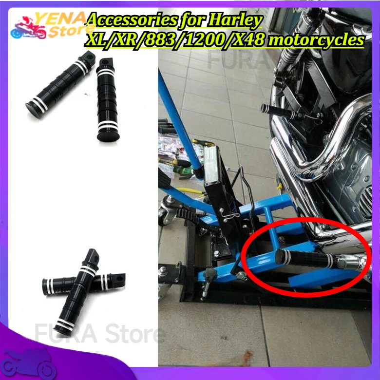 

Applicable to the footrest front and rear pedal accessories for Harley XL/XR/883/1200/X48 motorcycles