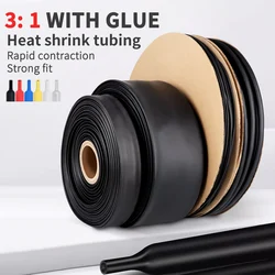 100 Meters/10M 3:1 Ratio Adhesive Lined Dual Wall Heat Shrink Tube Thick Glue ratio Shrinkable Tube Adhesive Lined Wrap Wire Kit