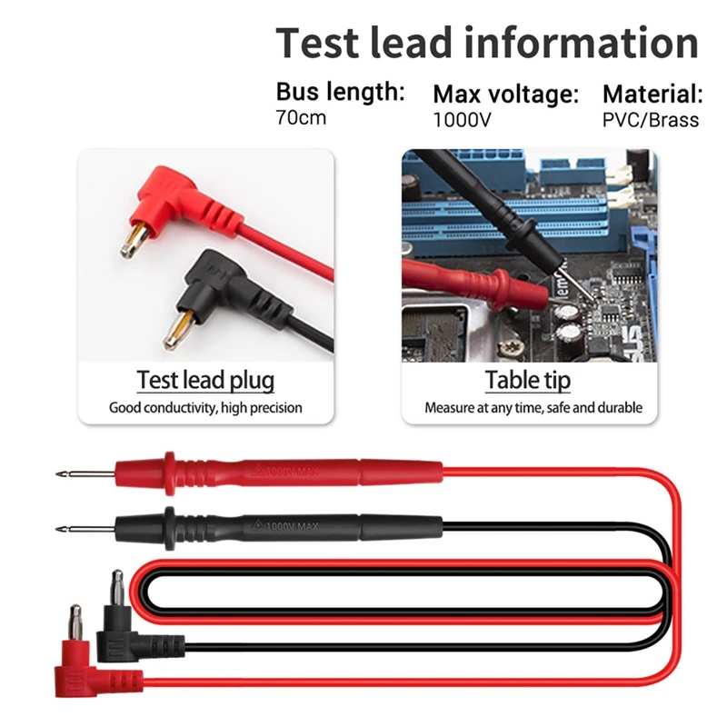 ANENG DT9205A Digital Multimeter AC/DC Transistor Tester Electrical NCV Test Meter Profesional Analog Auto Range