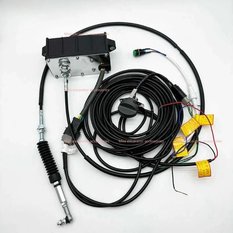 Universal Come on Motor Throttle Motor with Automatic Idle Accelerate Foolproof Motor 12V 24V High Quality Excavator Parts