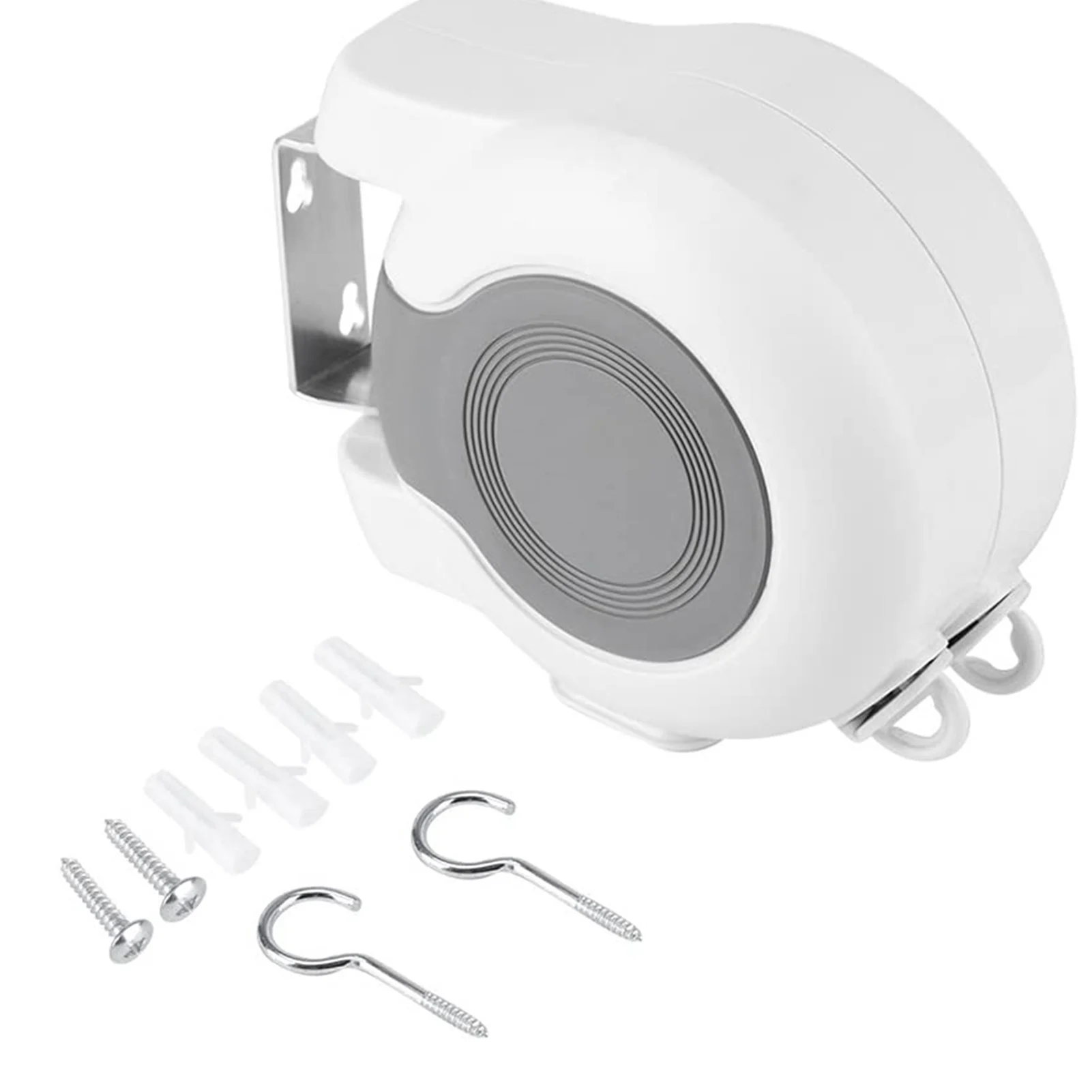 

Not Easy To Fall Out Maximum Drying Space 26m 13m Wall-Mounted Clothesline Adjustable Retractable Double Drying Line Stable