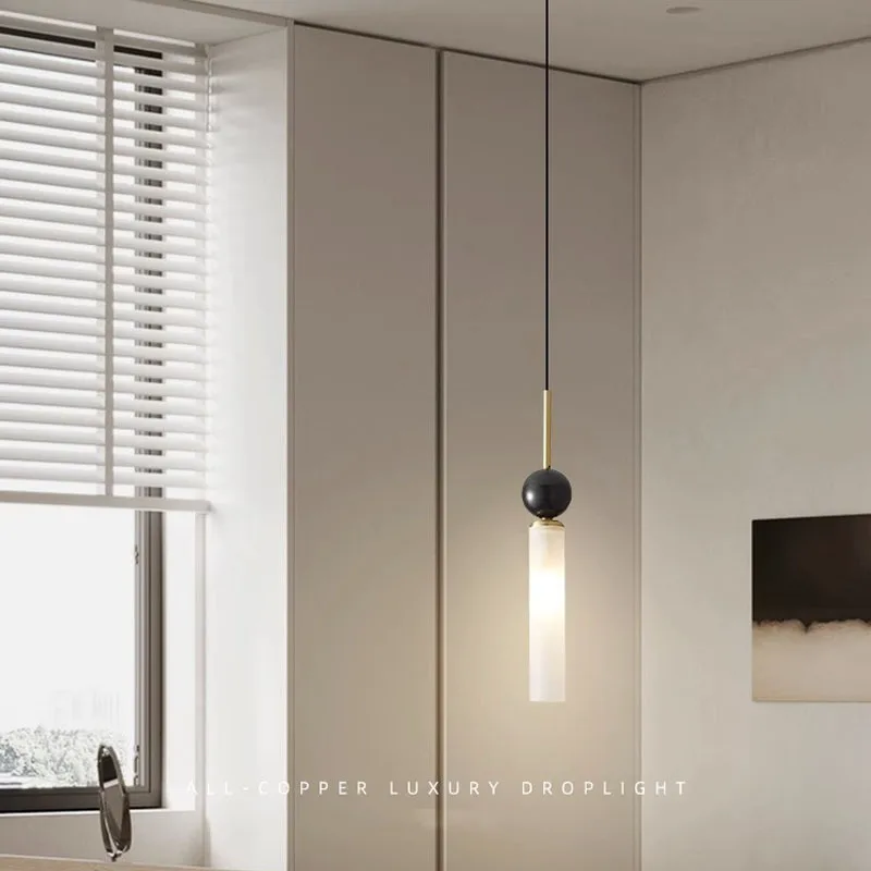 Nordic Led Pendant Lights Bedroom Living Room Study Glass Hanging Chandeliers Modern Minimalist Home Indoor Decor Lighting Lamps