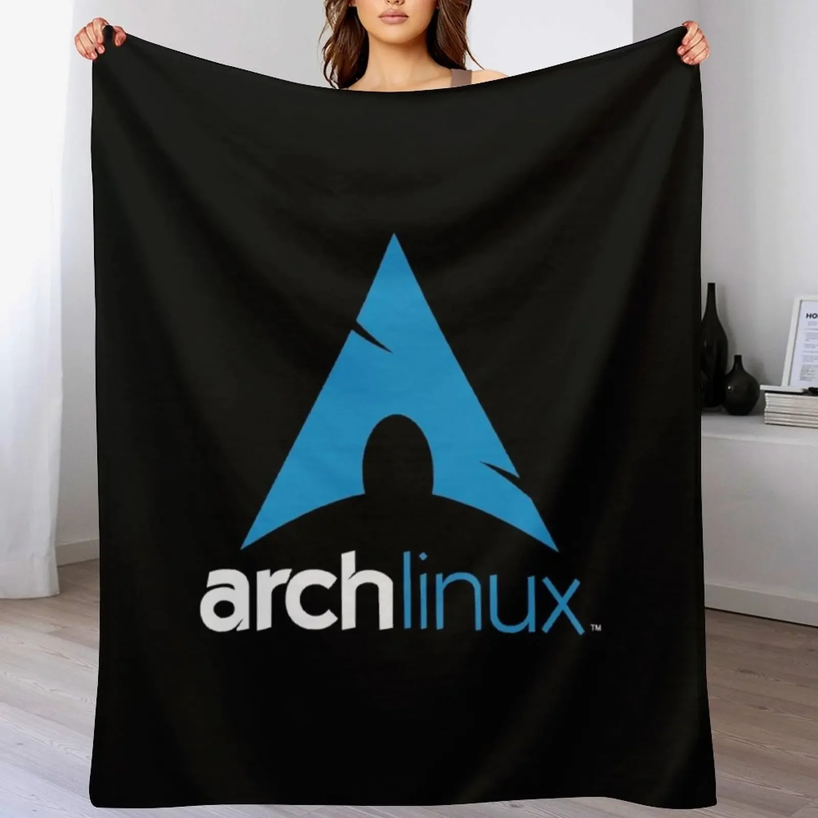 

arch linux Throw Blanket Decorative Soft Throw Blanket for Couch Sofa