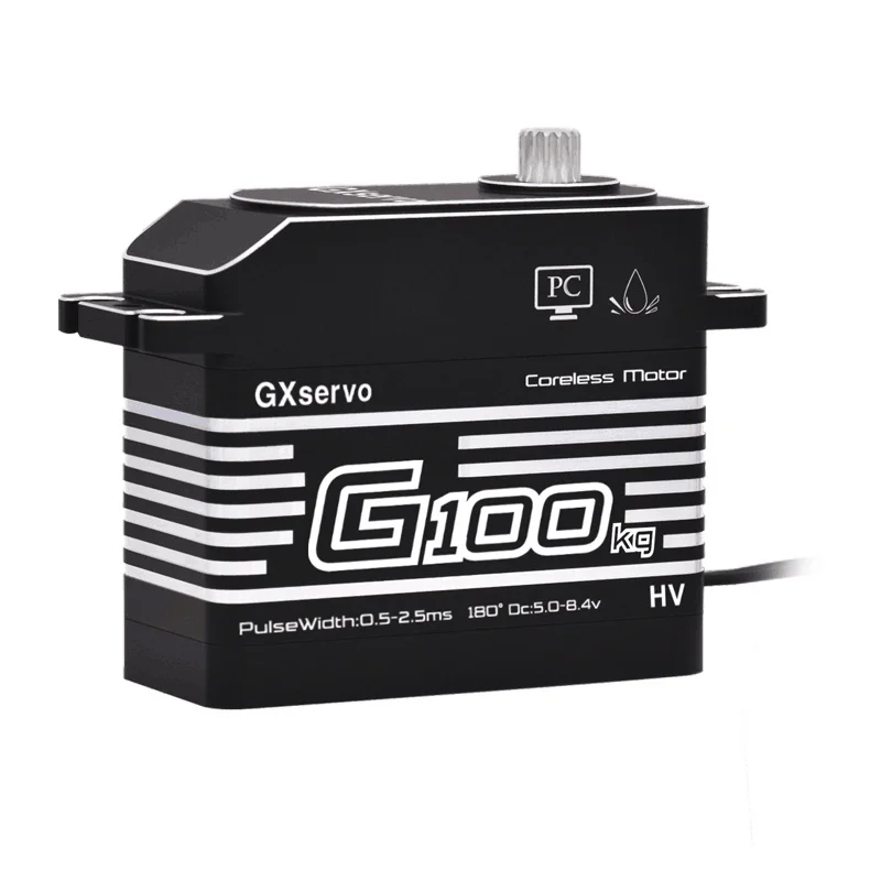 high performance Coreless 100KG High Torque Waterproof Digital Servo For 1/5 Scale RC Car Truck Boat Airplane Robot