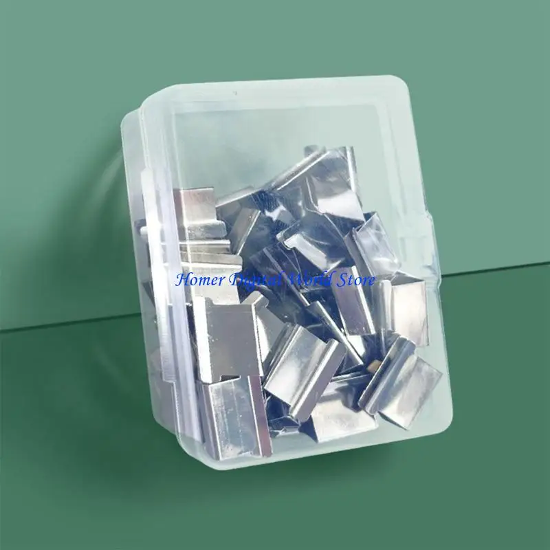 Clip clumi vongole H55F RIMFALSI RIUSABILI CLIP NON danneggiano carta, Binder Clips