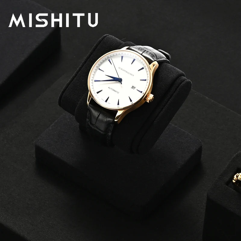 MISHITU High End Wrist Watch Display Rack Microfiber Watch Bracelet Counter Display Jewelry Display Props Watch Storage Rack