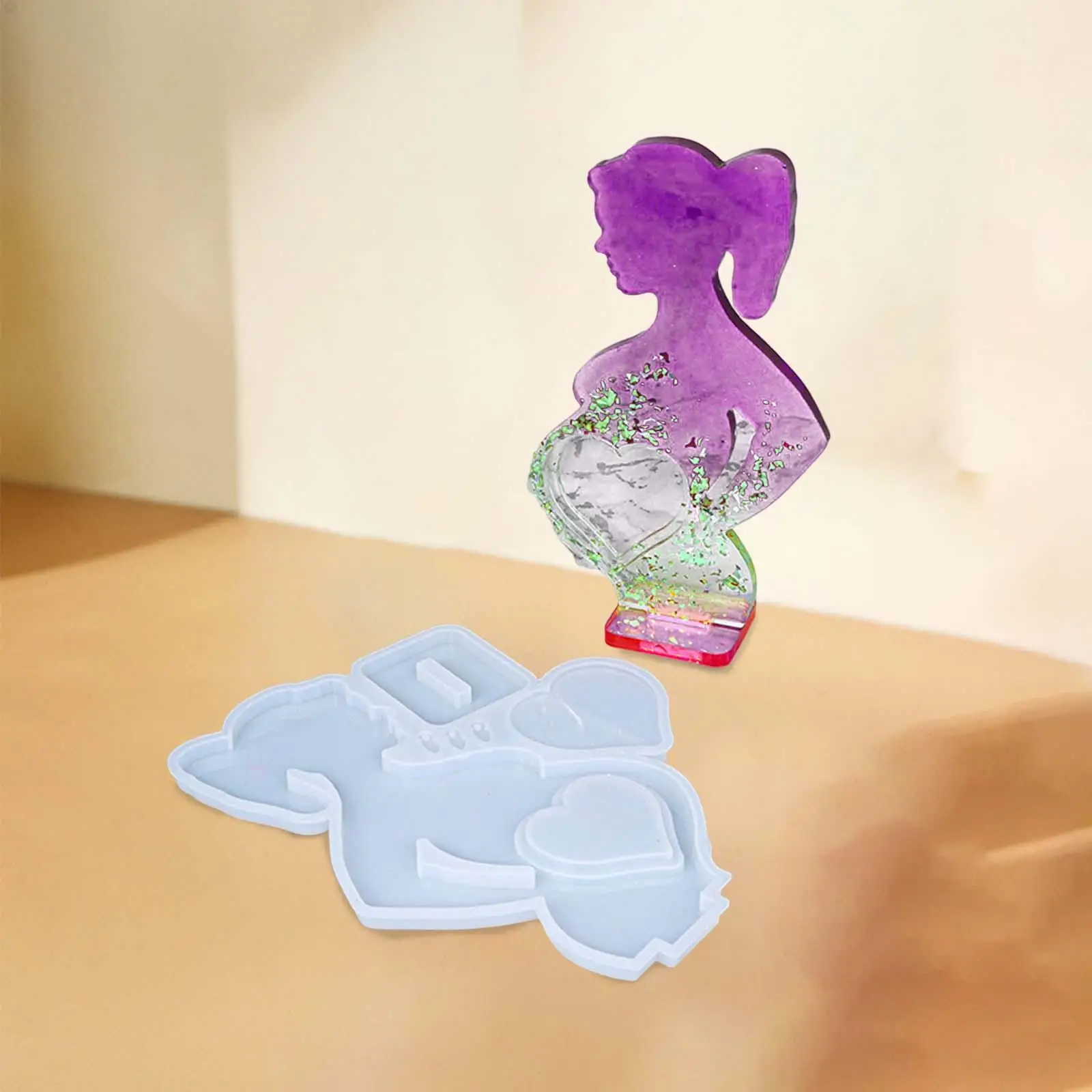 

Фото мама сердце для изготовления ювелирных изделий литье из смолы картины ручной работы ремесла изображение DIY ожидание родителей силикон