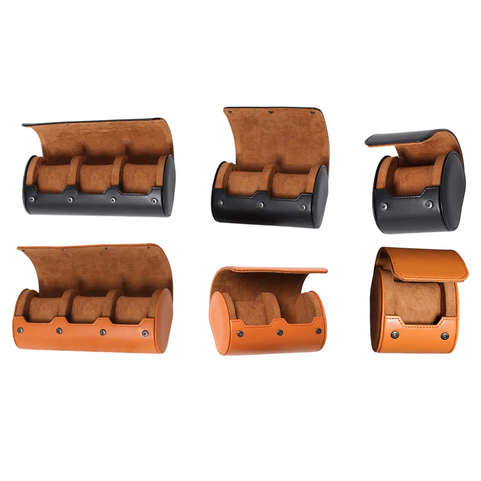 Watch Display Case Timepieces Roll Box Solid Scratch Resistant Portable Handheld