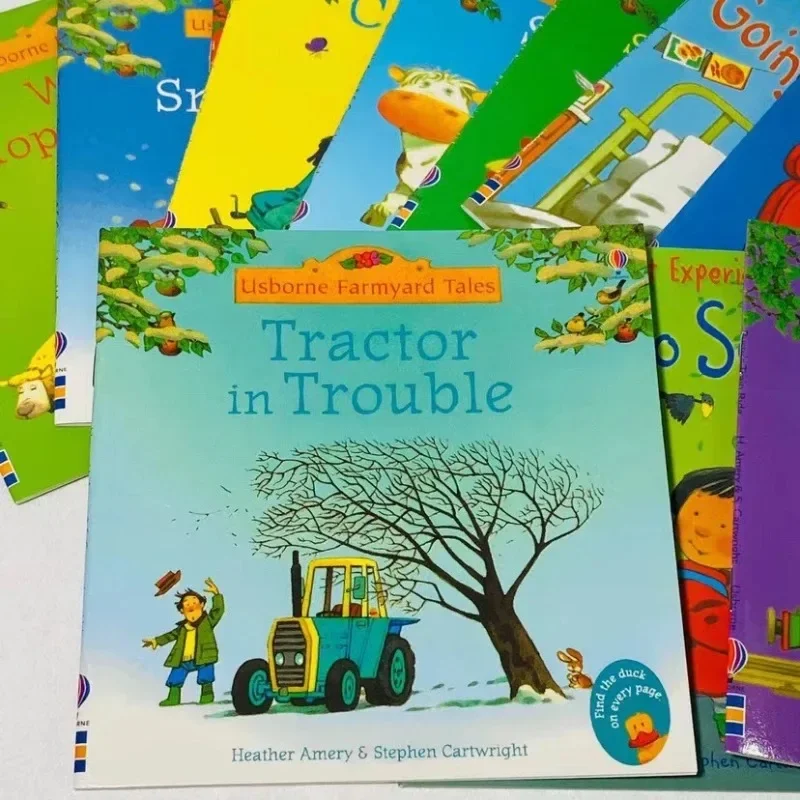 20Books/set 15X15Cm Kids Usborne Picture Books for Children Baby Famous Story English Child Book Educativo Infantil