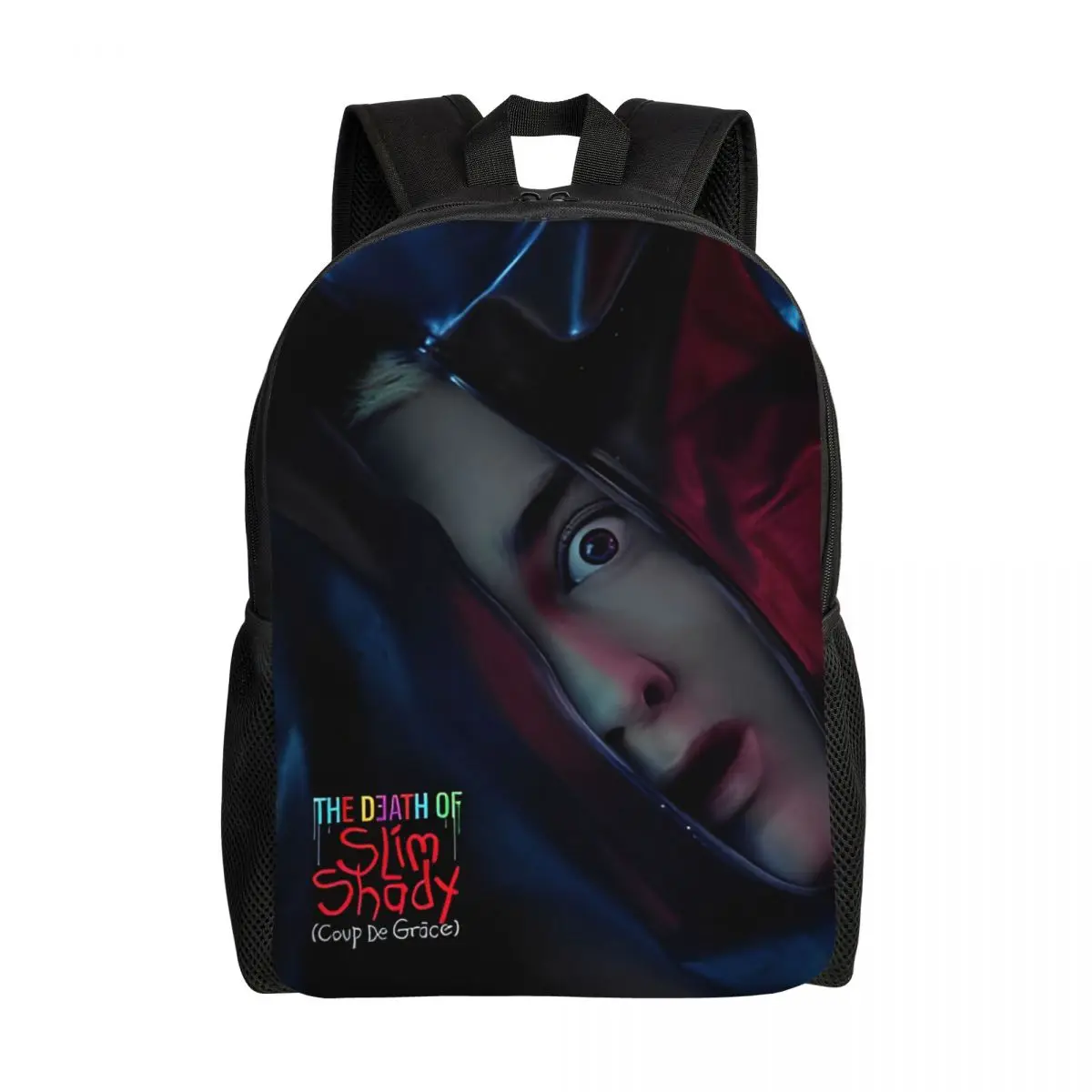 

The Death Of Slim Shady Rapper Eminem New Album Backpack Men Polyester Trekking Backpacks Big Modern School Bags Rucksack