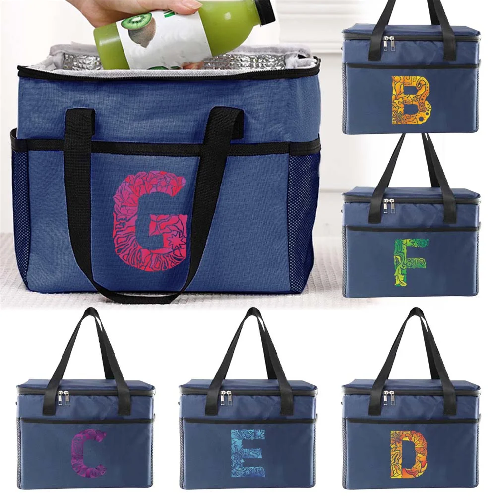 

Cooler Bag Lunch Bag Insulated Thermal Bags Unisex Multifunctional Lunch Box Printing Engrave Image Series Dinner Storage Bags