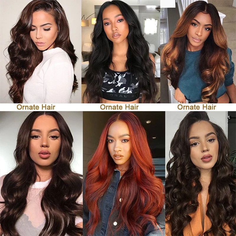 Dark Brown Bundles Color #2 Body Wave Human Hiar Virgin Bundles Darkest Brown 100% Unprocessed Human Hair Weave Bundle for Women