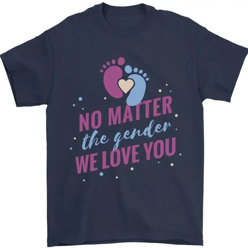 

No Matter The Geschlecht Neu Baby Schwangerschaft Herren 100% Baumwoll T shirt