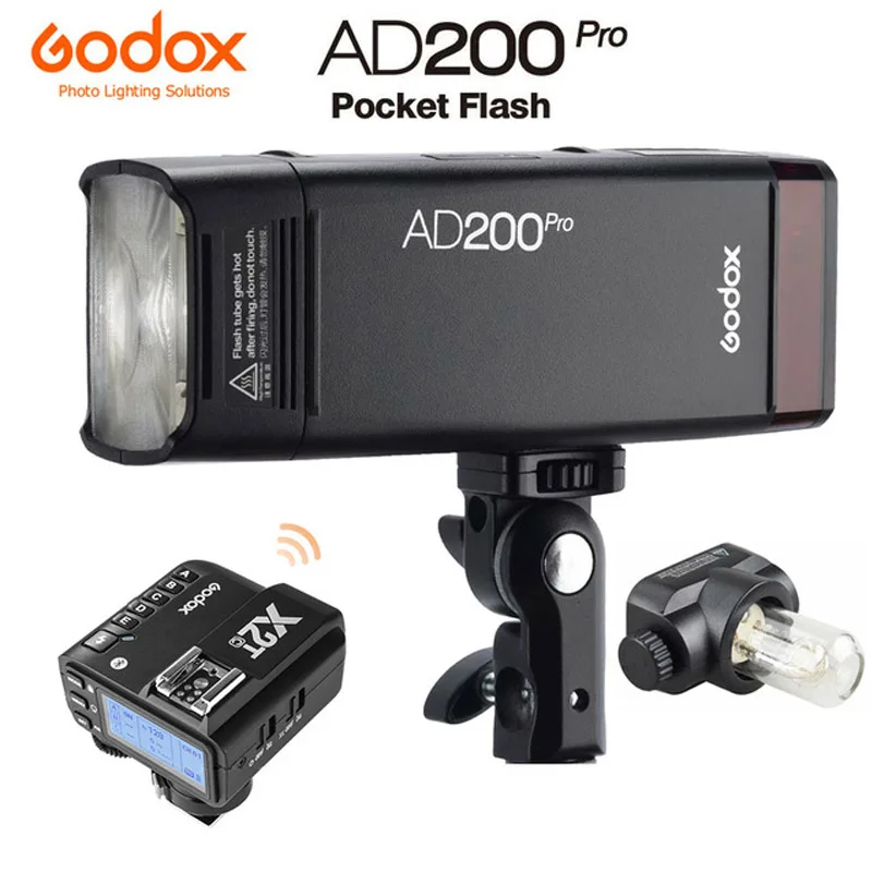 

Godox AD200 Pro Outdoor Flash Light 200Ws TTL 2.4G 1/8000 HSS Pocket Speedlite Strobe for Canon Sony Nikon Fuji DSLR Youtube