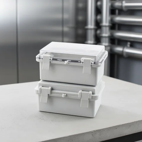 IP67 Waterproof Plastic Enclosure With Hasp Electrical Junction Box Outdoor Sealed Switch Power Case Distribution Boxes