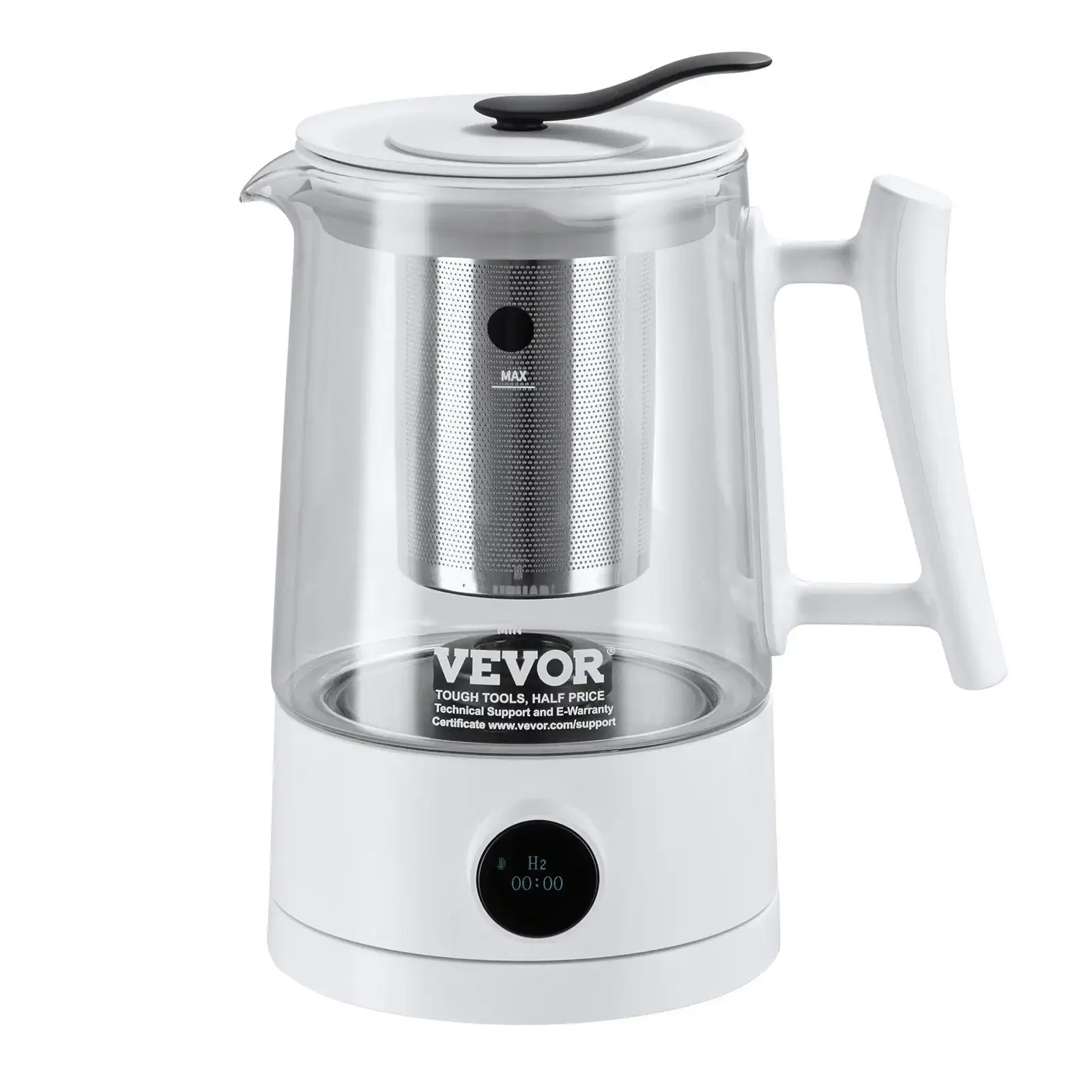 

Hydrogen Water Pitcher Generator, 1.5 L / 52.8 oz Large Capacity Hydrogen Generator Water Kettle, SPE and PEM Technology