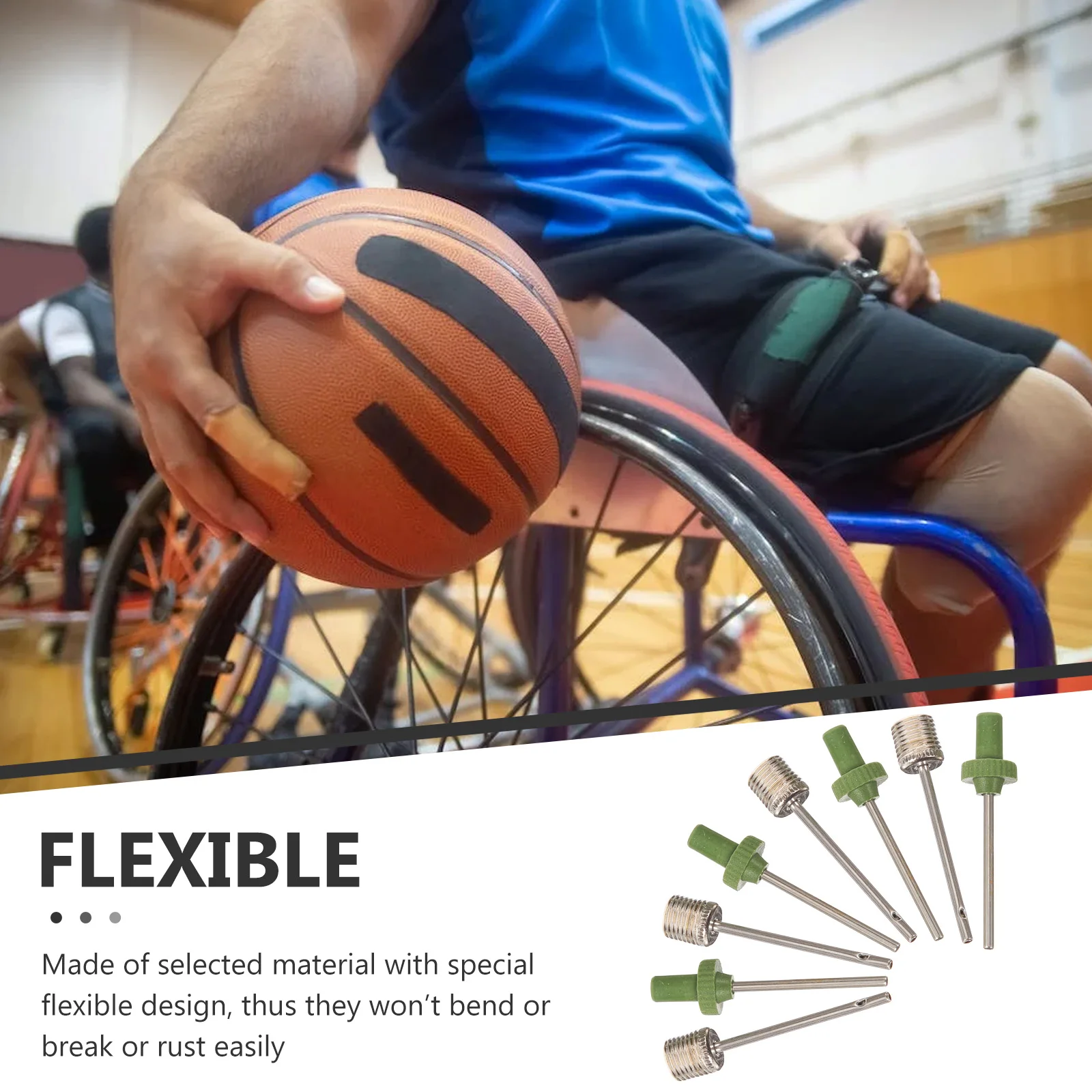 

40 Pcs Basketball Inflation Needle Football Stuff Inflating Needles Volleyball Pump Plastic