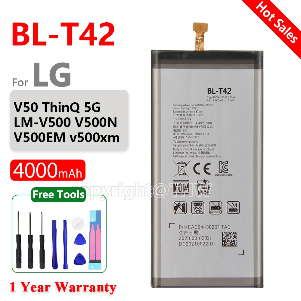 Original Replacement Phone Battery For LG BL T22 T23 T24 T30 T32 T34 T36 T37 T39 T41 T42 T43 T44 T46 T48 T49 T51 T55 +Free Tools