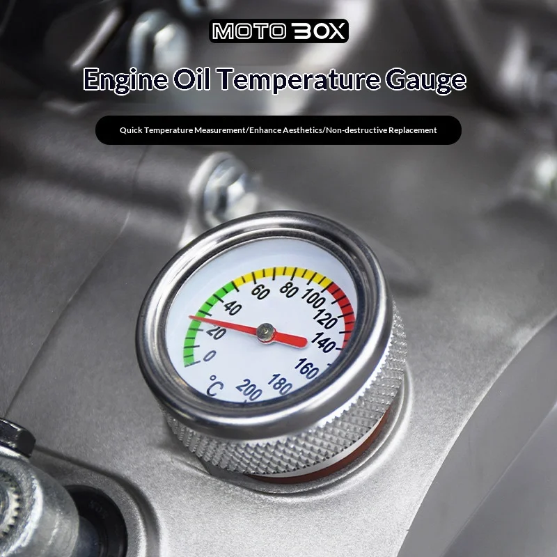 【Premium】For Hyosung GV350X/GV300/Haojue TR300 Engine Oil Temperature Gauge Modification Parts