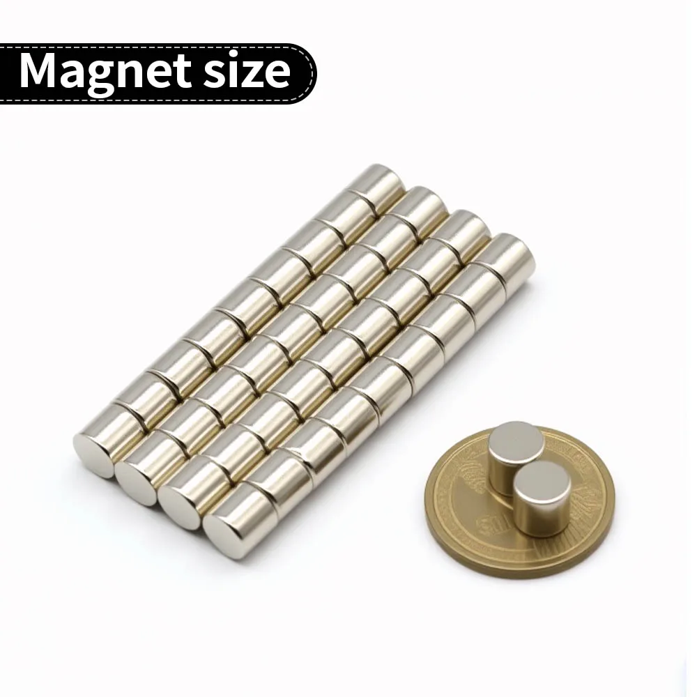 8x8 مللي متر سوبر قوي مغناطيس النيوديميوم N35 ندفيب المغناطيسي الدائم imanes جولة مغناطيس قوي مغناطيس الثلاجة