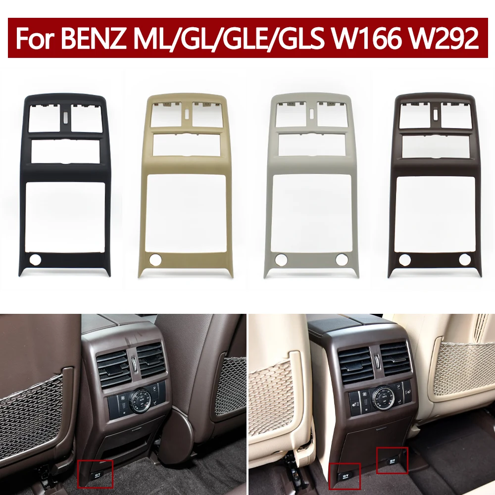 

Car Rear Air Conditioning AC Vent Grille Outlet Frame For Mercedes Benz ML GL GLE GLS W166 W292 2012-2019