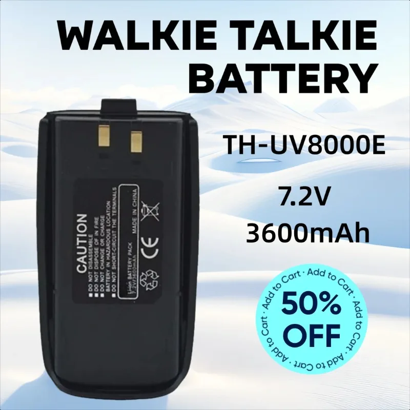 

Дополнительная батарея рации 7,2 В, 3600 мАч для TYT TH-UV8000E UV8000D, двусторонняя радиостанция TH-UV8000D, литий-ионная аккумуляторная батарея