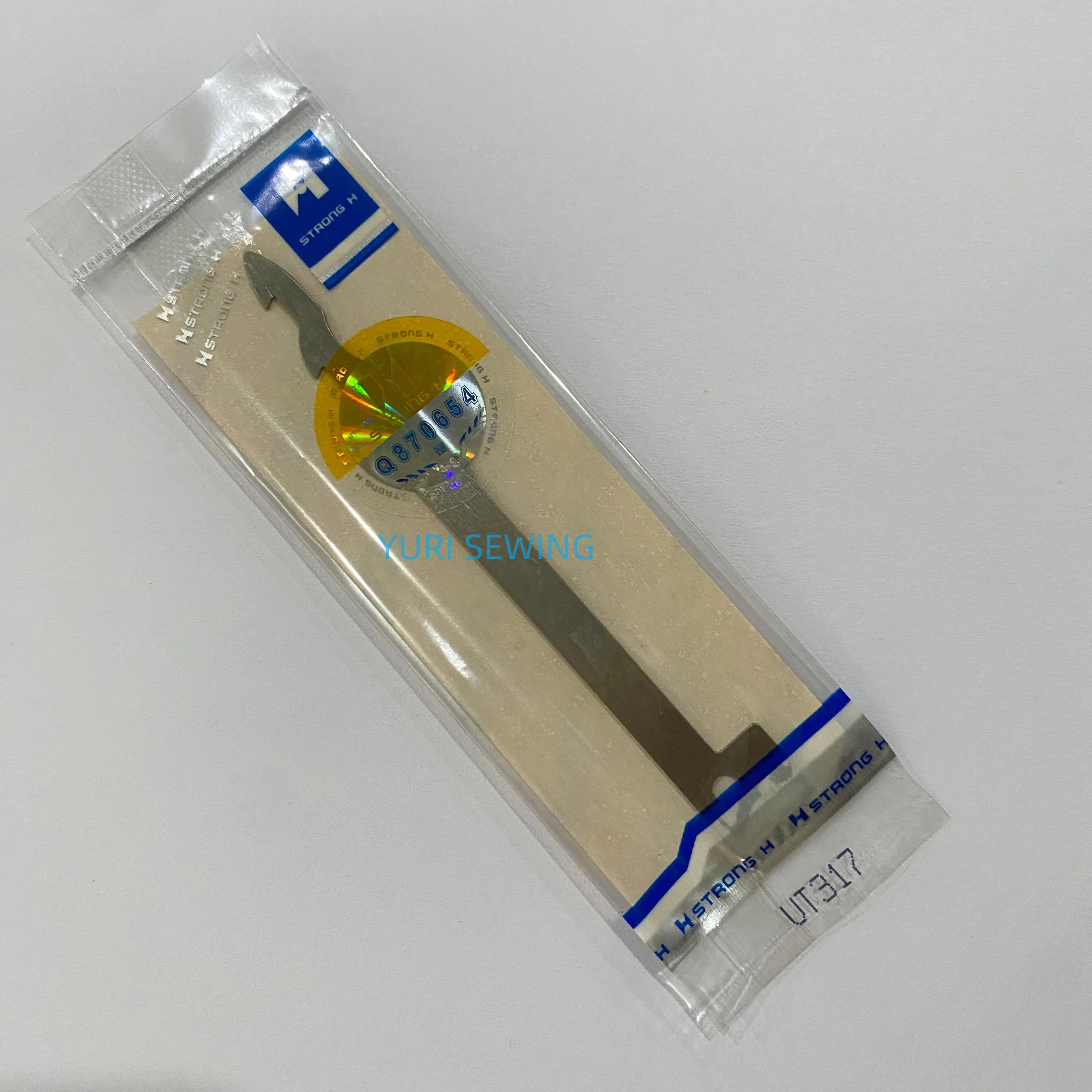 Cuchillo UT317 de marca STRONG H para SIRUBA F007/F858, alta calidad para piezas de máquinas de coser industriales de puntada overlock