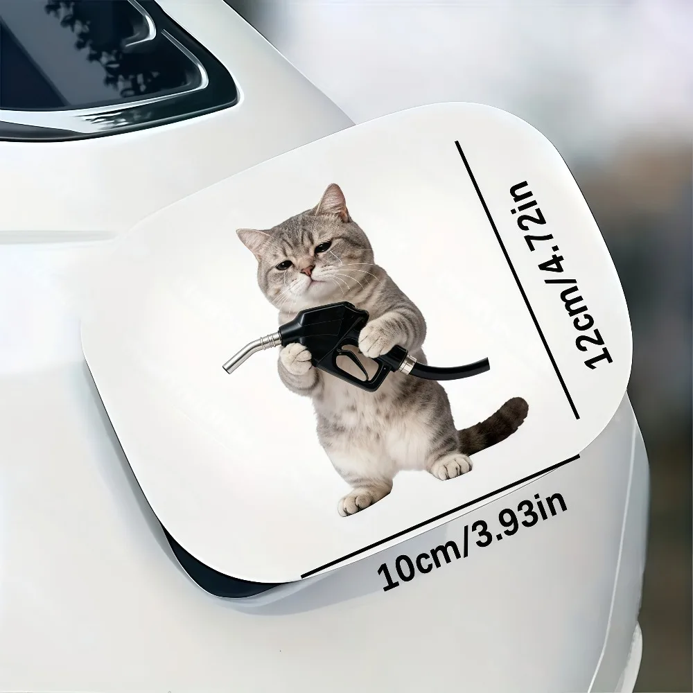 

1 шт. Виниловая наклейка на крышку топливного бака автомобиля/внедорожника с изображением плачущего эмо-кота, водонепроницаемая, креативная, для поднятия настроения