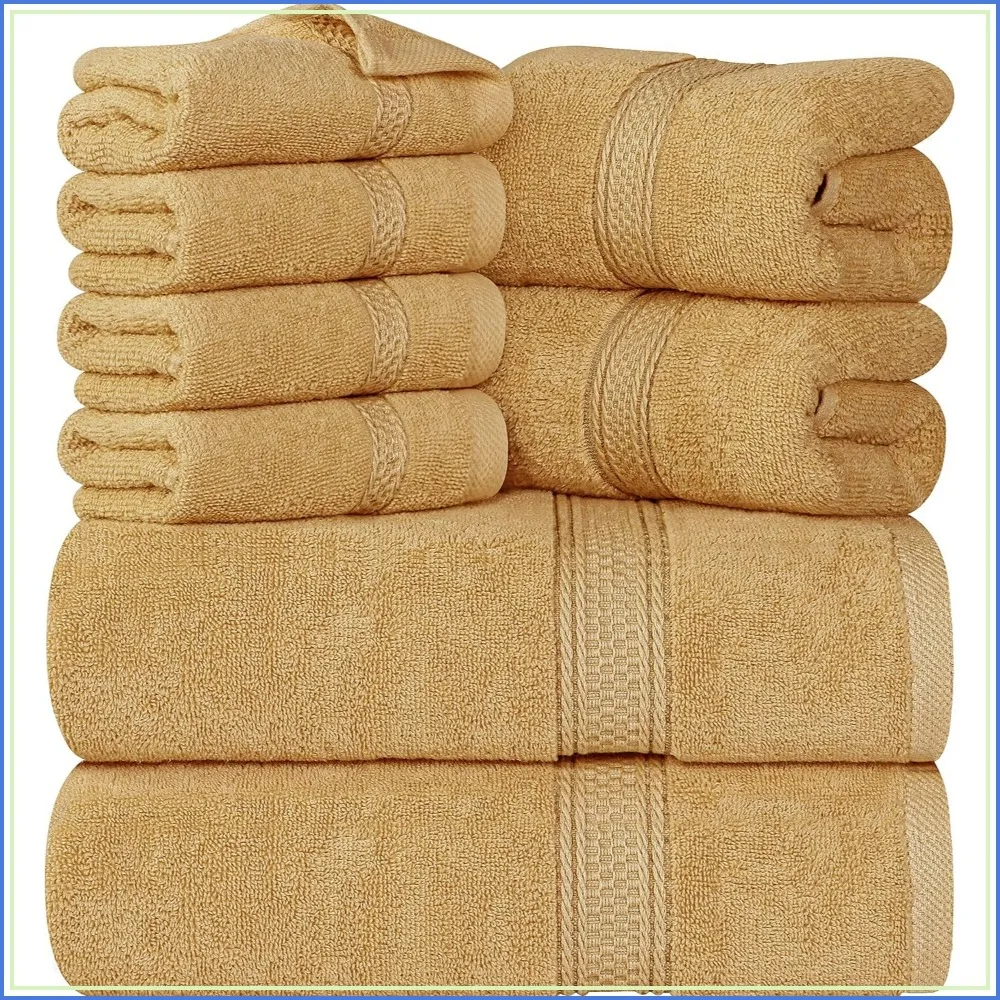 8-Piece Cotton Towel Set 1