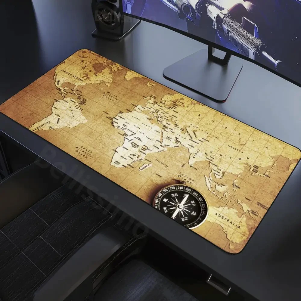 grande gaming lock edge mouse mat mapa do velho mundo 1200x600 teclado tapete de mesa mesa gamer mouse pad notebook laptop 01