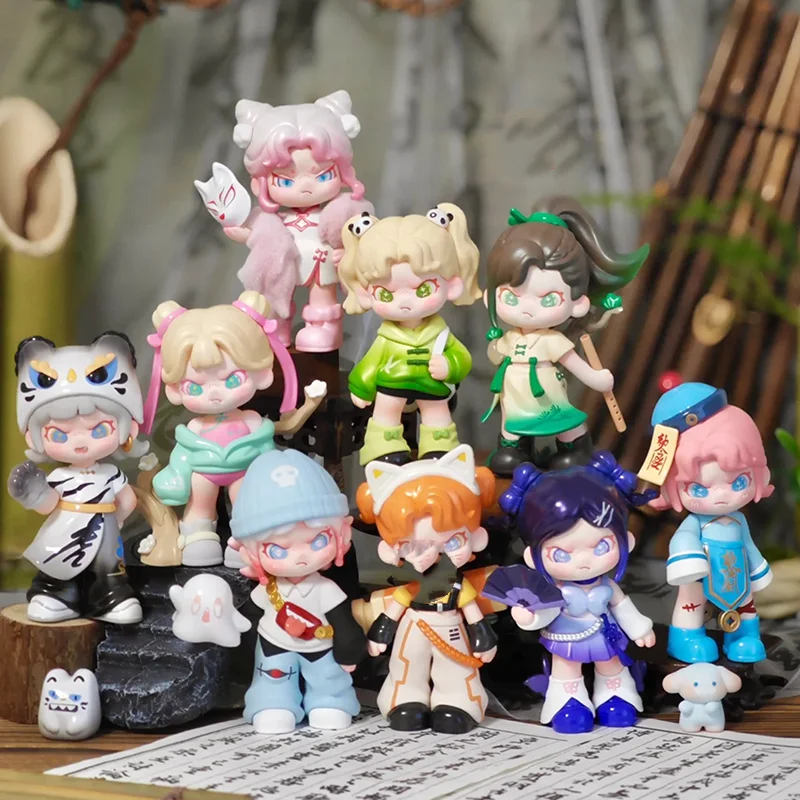 

DORA 5 FEAH NOTHING ALL WILL PASS Series Blind Box Toys Kawaii Anime Action Figure Surprise Mystery Box Dolls Girls Gift