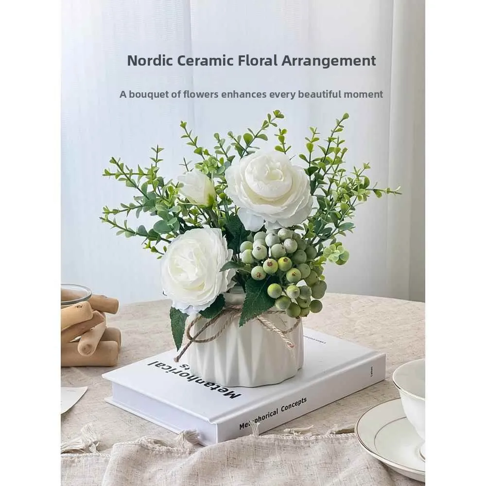 

Искусственные цветочные композиции для гостиной: роскошные букеты из сухоцветов в горшках, украшения для журнального столика, имитация цветов для домашнего декора