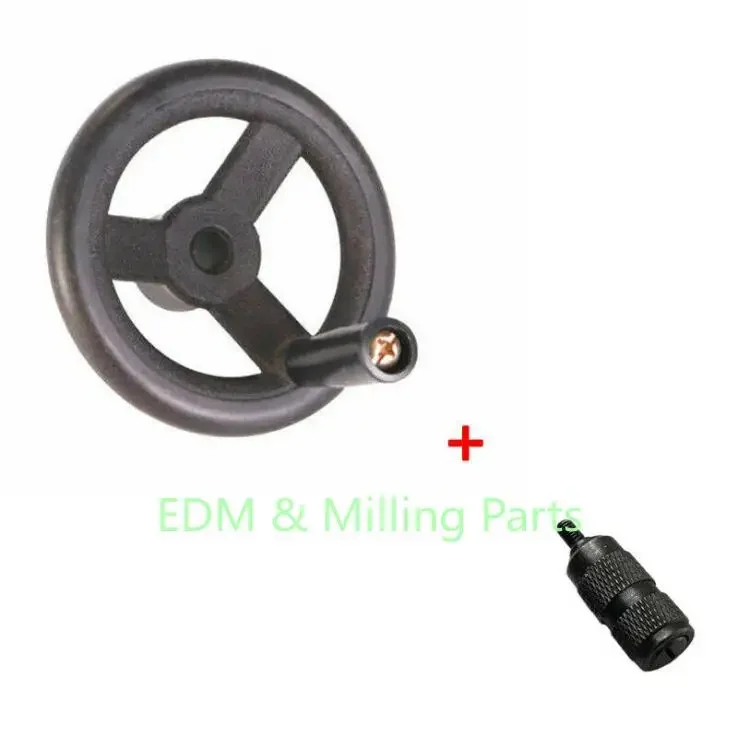 

CNC Milling Machine Part MP6210 B125+126 Feed Hand Wheel + B110+111 Reverse Knob Assembly For Bridgeport Mill Tool