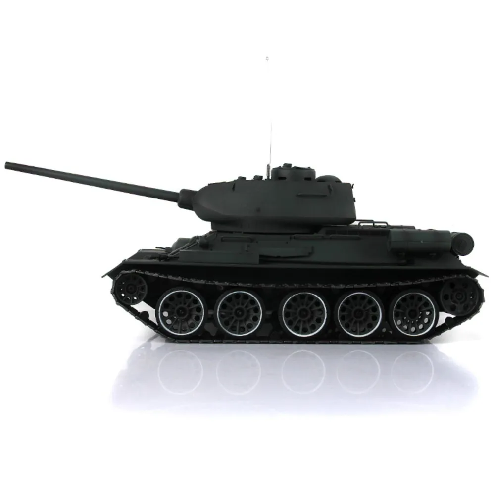 ヘンロン アップグレード版 Ver 1/16 グリーン 7.0 メタル ソビエト T34-85 I RC タンク 3909 360 ° タレットメタルトラック バトルアゲインスト フォー ボーイ TH17784