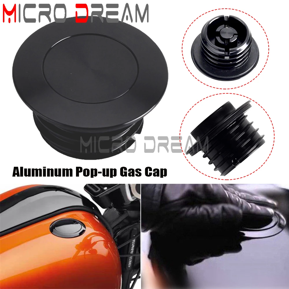 Aluminum Fuel Tank Pop Up Gas Cap For Harley Touring Road Glide CVO FLTRXSE FLTRXS FLTRXST Street Glide ST FLHXST FLHXS 21-23