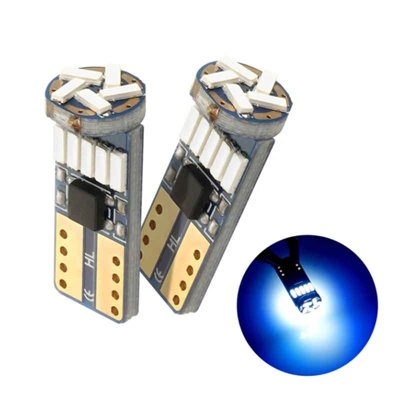 

4PCS T10 W5W LED 194 CANBUS Bulb 4014/15smd 12V Car Interior Reading Lamp Clearance Lights License Plate Bulbs Dome Signal